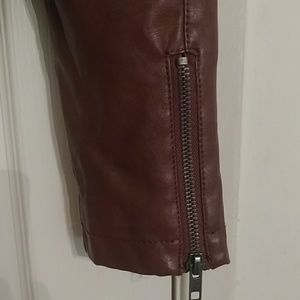 Mossimo Supply Co. Jackets & Coats - Faux Brown leather mossimo jacket size M Mossimo Supply Co. Jackets & Coats - Faux Brown leather mossimo jacket size M